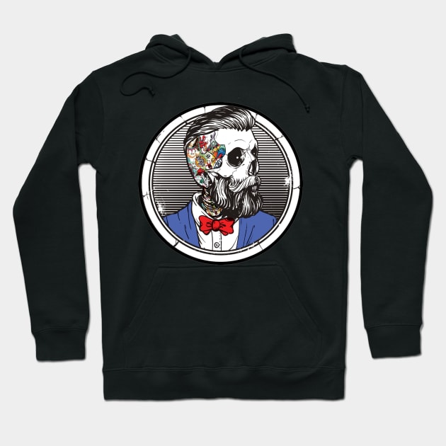 Skull Barber Hoodie by Elrokk86